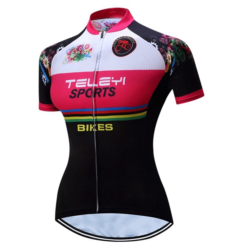 TELEYI Womens Cycling  Ƿ ž  Ÿ mtb  Ŭ  Quick-dry Maillot ciclismo Outdoor Sportswear